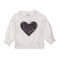 Leopard Heart Sweatshirt - Denny's