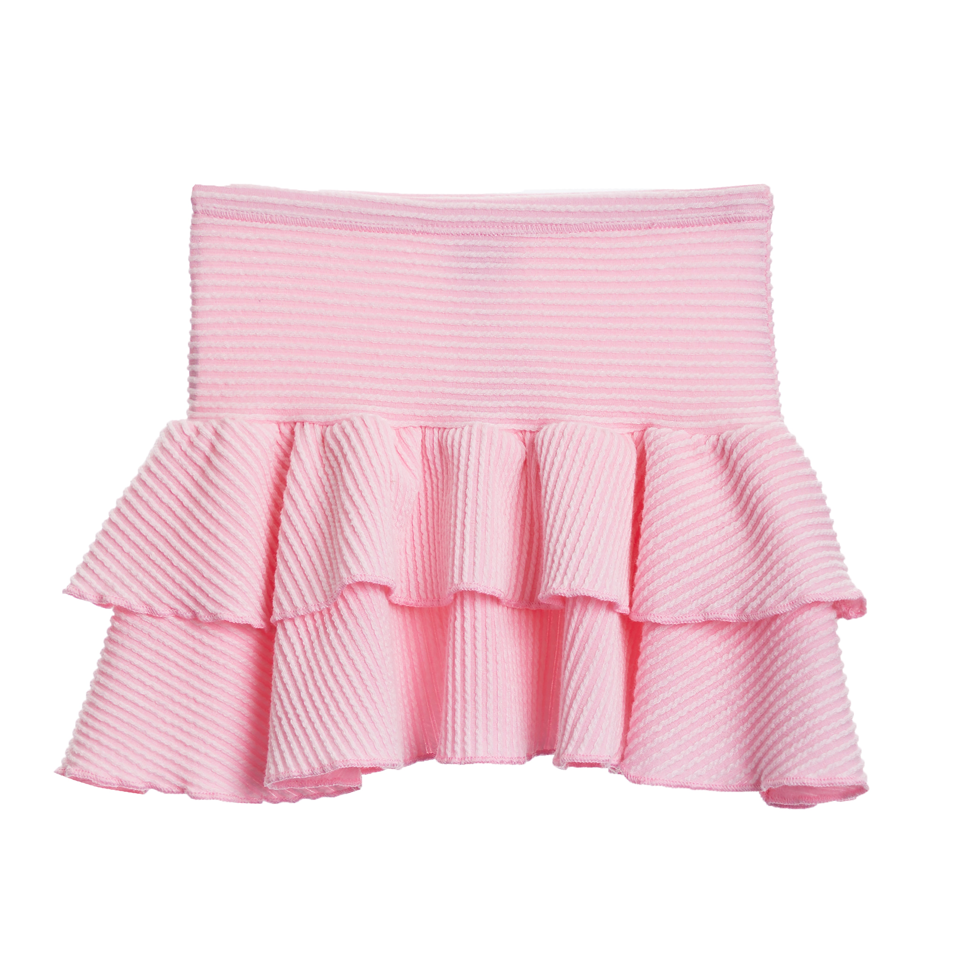 Ribbed Tiered Ruffle Skirt - Denny's