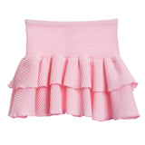 Ribbed Tiered Ruffle Skirt - Denny's
