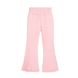 Pink Ribbed Flare Pant - Denny's