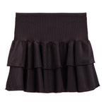 Tiered Ruffle Rib Skirt - Denny's