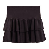 Tiered Ruffle Rib Skirt - Denny's