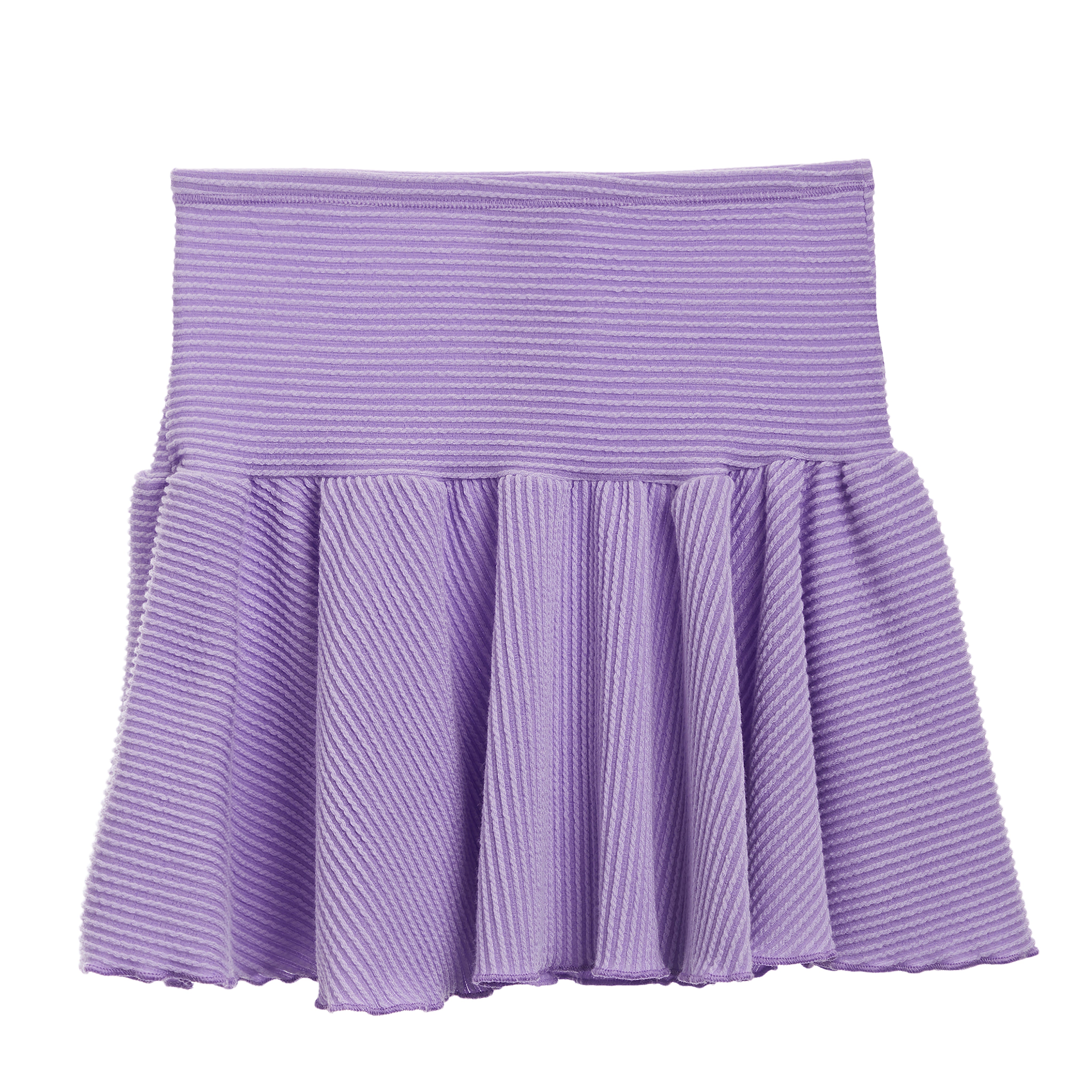 Rib Ruffle Skirt - Denny's