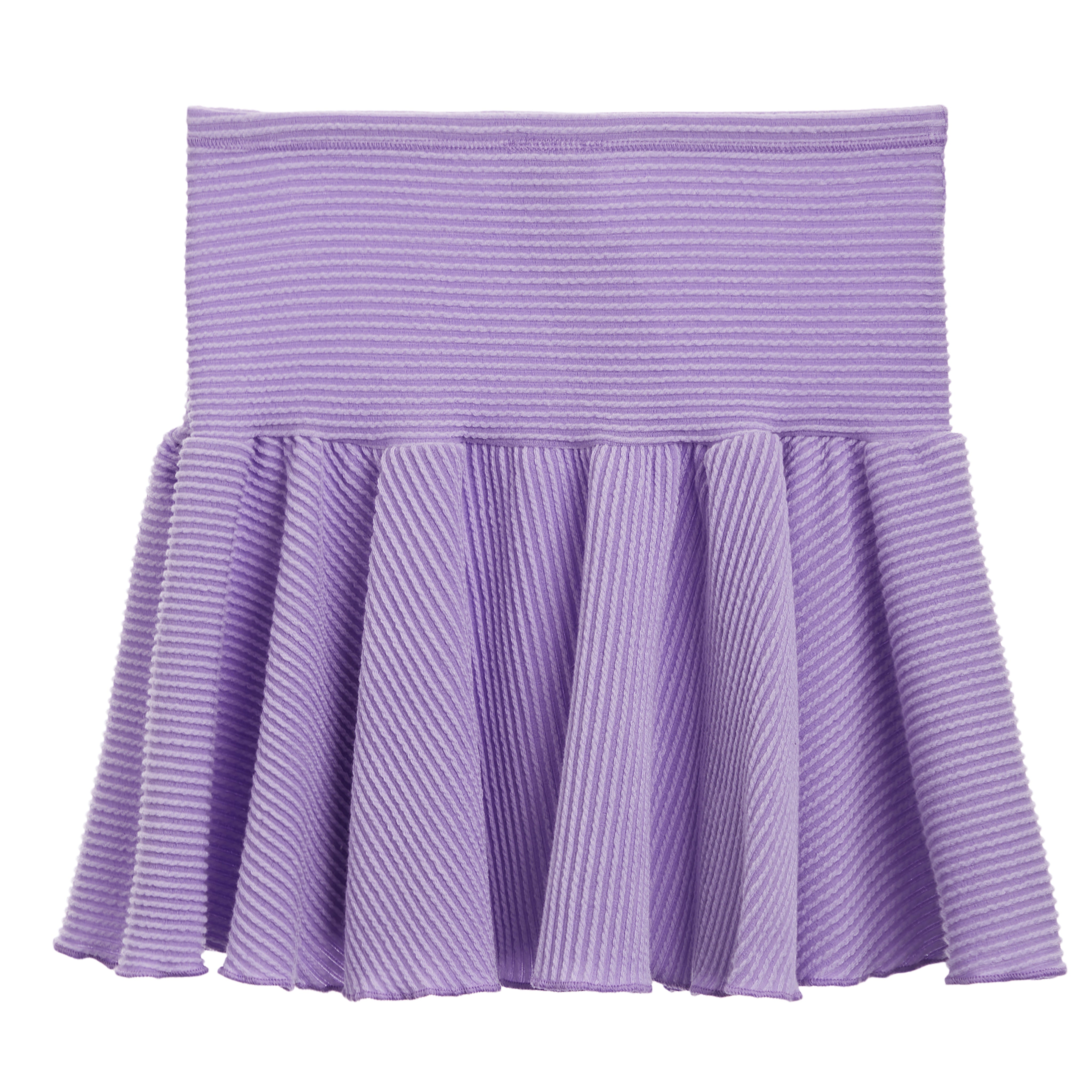 Rib Ruffle Skirt - Denny's