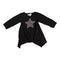 Long Sleeve Black Angle Tee with Pink/Black/Silver with Star - Denny's