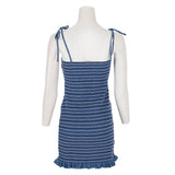 Smocked Mini Dress - Denny's
