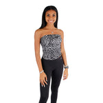 Leopard Seamless Tube Top - Denny's