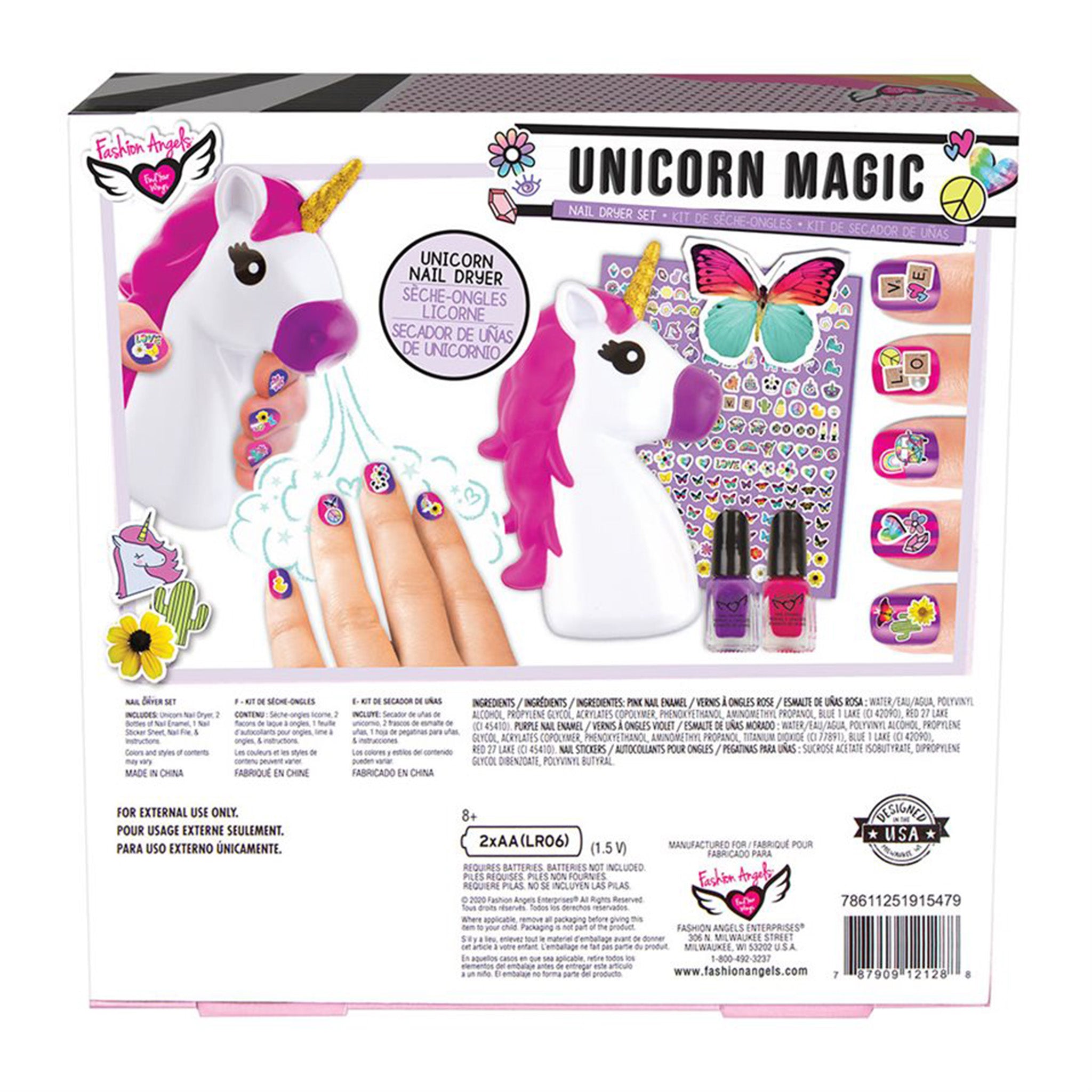 Unicorn Dryer Nail Set - Denny's