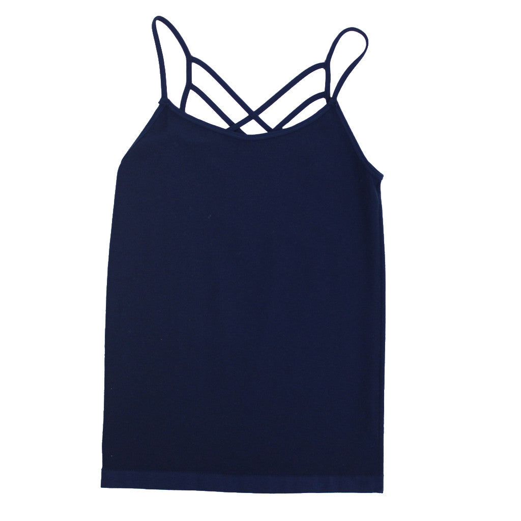 Spider Cage Criss Cross Tank - Denny's