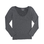 Long Sleeve Spider Cage Top - Denny's