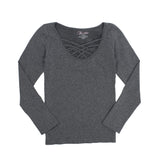 Long Sleeve Spider Cage Top - Denny's