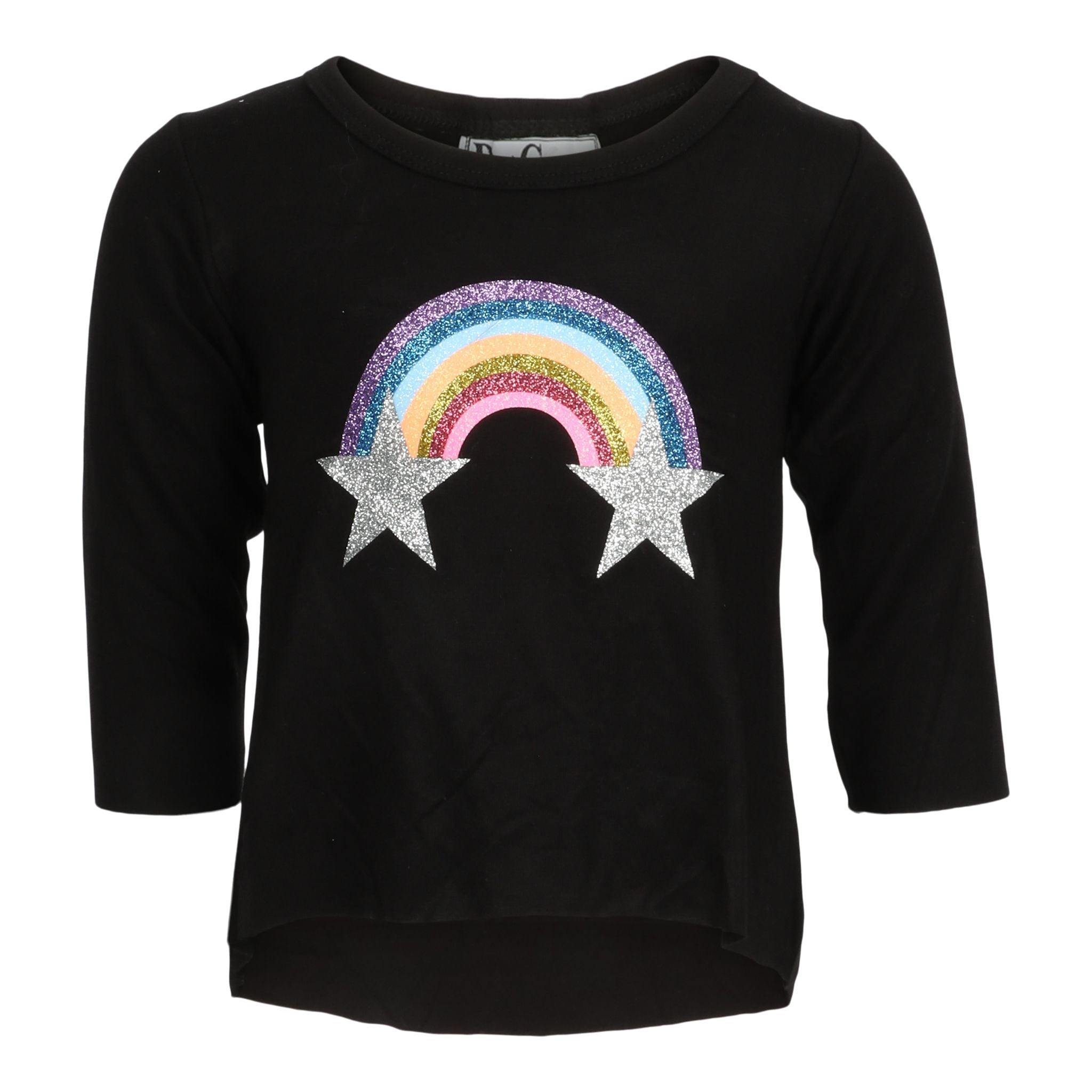 Hi Low Rainbow Star Tee - Denny's