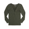 Long Sleeve Criss Cross Grommet Lace Up - Denny's