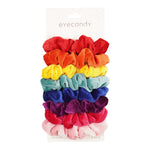 8 Pack Velvet Scrunchies - Denny's