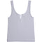 Ribbed Long Vneck Tank - Denny's