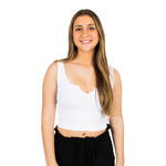 Vneck Notch Collar Tank - Denny's