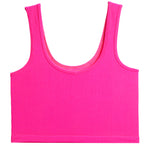 Ribbed V Crop Tank - Denny's