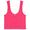 Ribbed V Crop Tank - Denny's