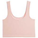 Ribbed V Crop Tank - Denny's