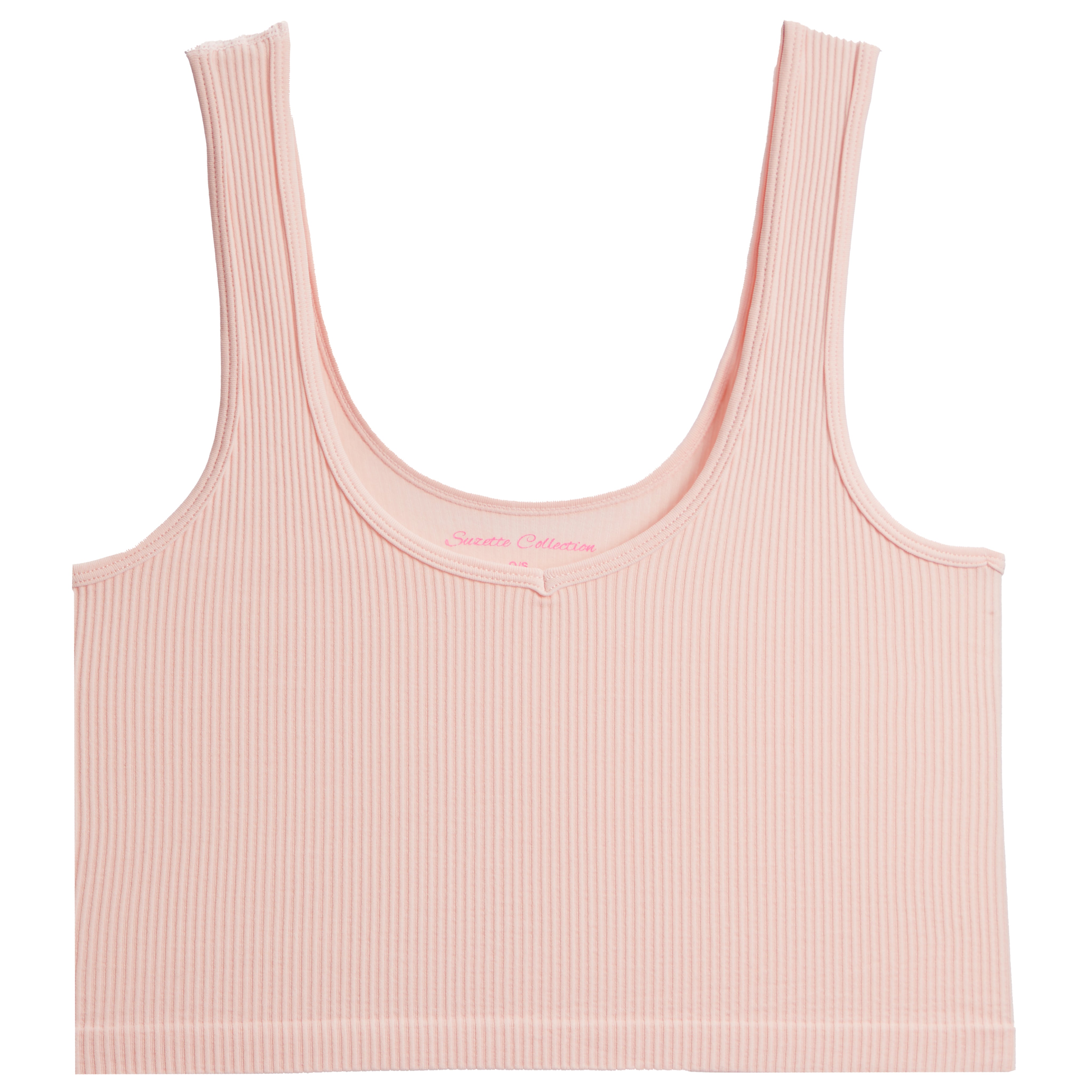 Ribbed V Crop Tank - Denny's