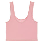Ribbed V Crop Tank - Denny's
