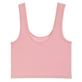 Ribbed V Crop Tank - Denny's