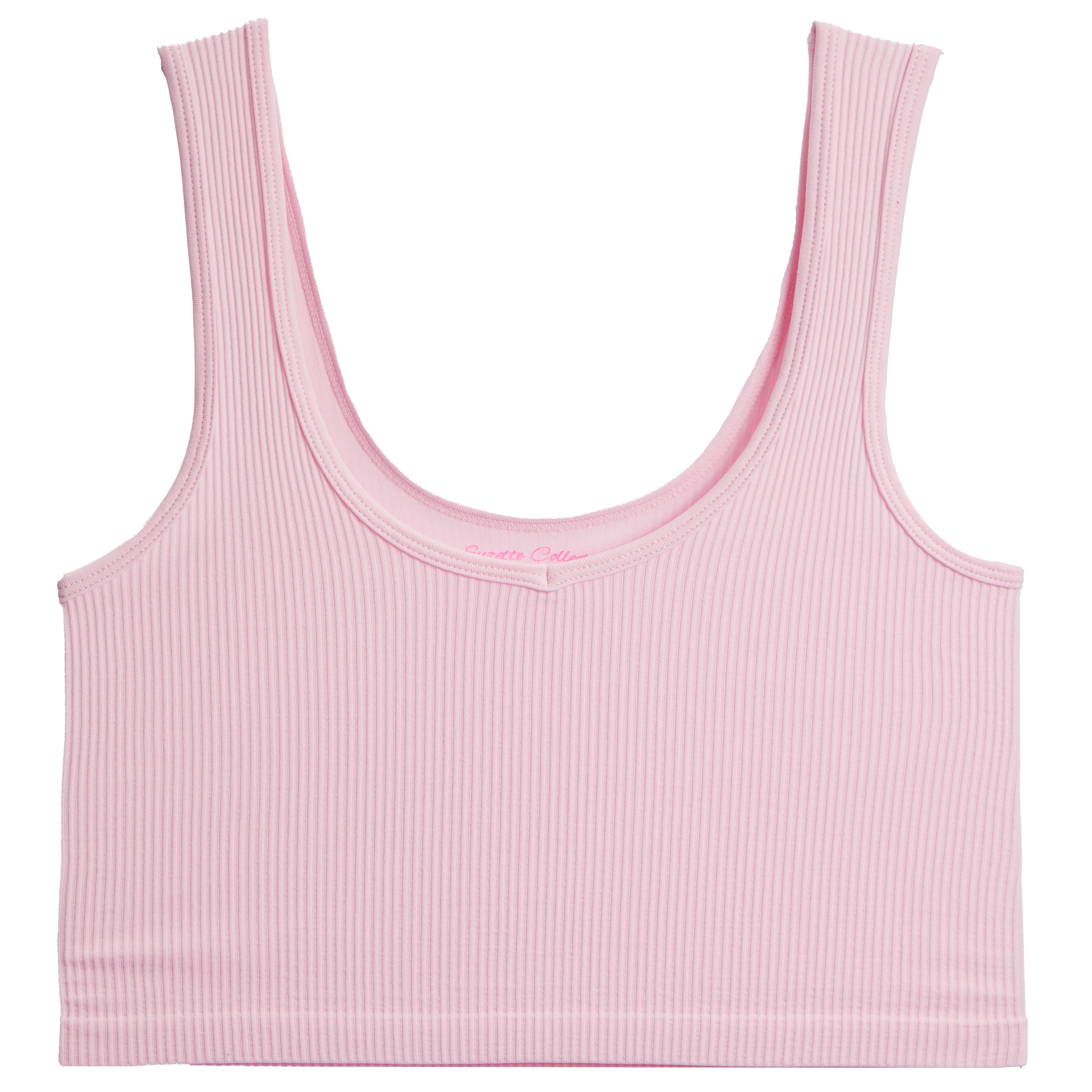 Ribbed V Crop Tank - Denny's