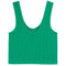 Ribbed V-Neck Crop Tank - Denny's