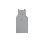 2x1 Ribbed Henley Tank - Denny's