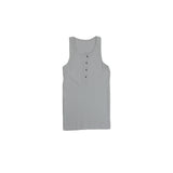 2x1 Ribbed Henley Tank - Denny's