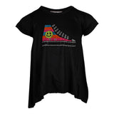 Short Sleeve Hi Lo w Neon Sneaker - Denny's