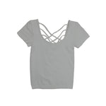 Reversible Spider Cage Scoop Short Sleeve Tee - Denny's