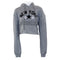 Long Sleeve Crop Hoody with Brooklyn New York - Denny's
