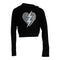 Hacci Hoody with Slver Hrt Lightning - Denny's