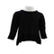 Long Sleeve Black Ruffle - Denny's