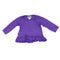 Long Sleeve Purple Ruffle - Denny's