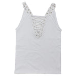 Reversible Grommet Criss Cross Tank - Denny's