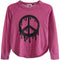 Drippy Peace Sign Raglan Tee - Denny's