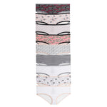 Positive Cats 9 Pack Cotton Hipsters - 7-14 Girl - Denny's