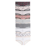 Positive Cats 9 Pack Cotton Hipsters - 7-14 Girl - Denny's