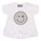 Short Sleeve Wink Smiley Ruffle Tee - Denny's