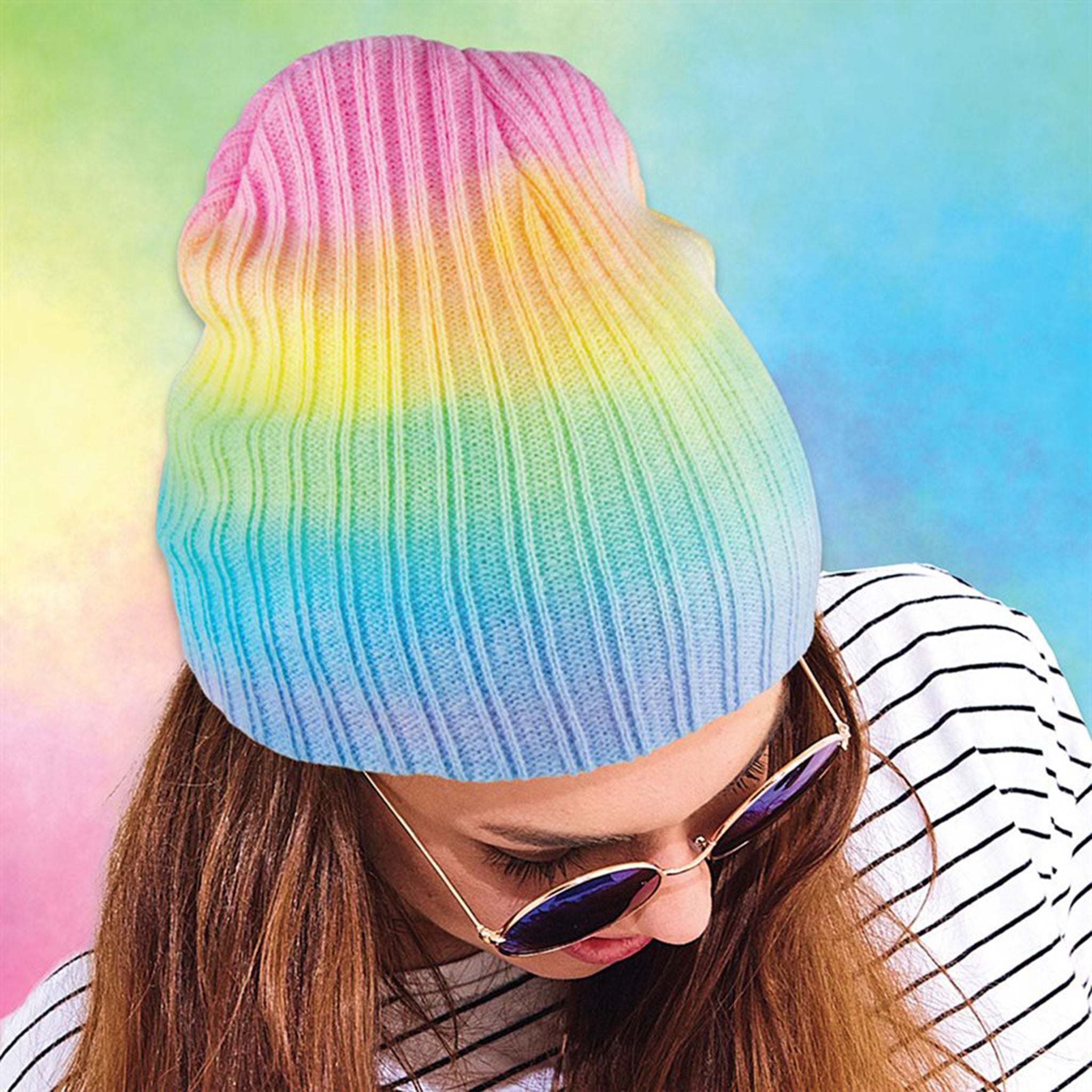 Tie Dye Knit Hat Kit - Denny's