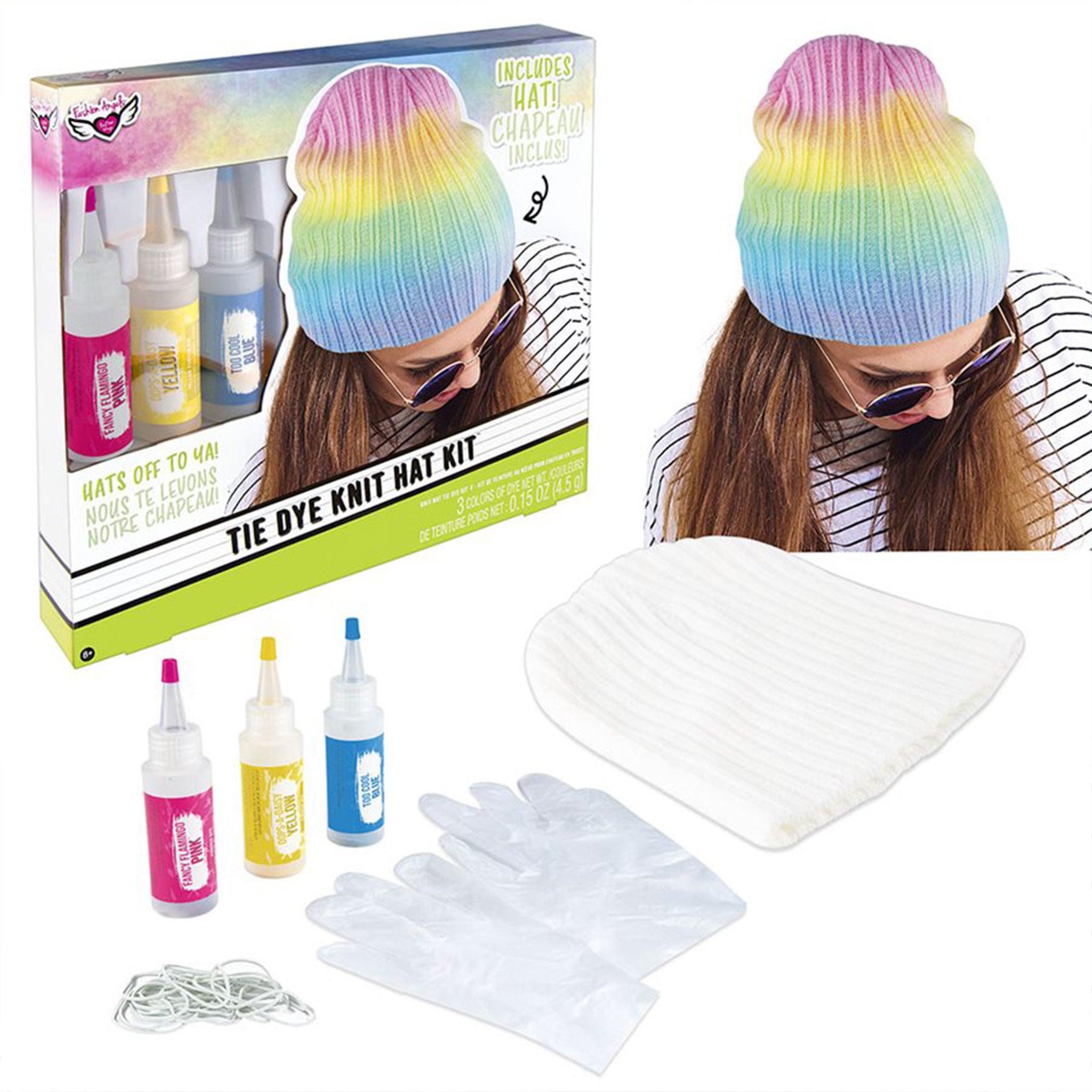 Tie Dye Knit Hat Kit - Denny's