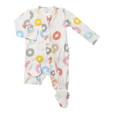 Donuts Ruffle Zipper Footie - Denny's
