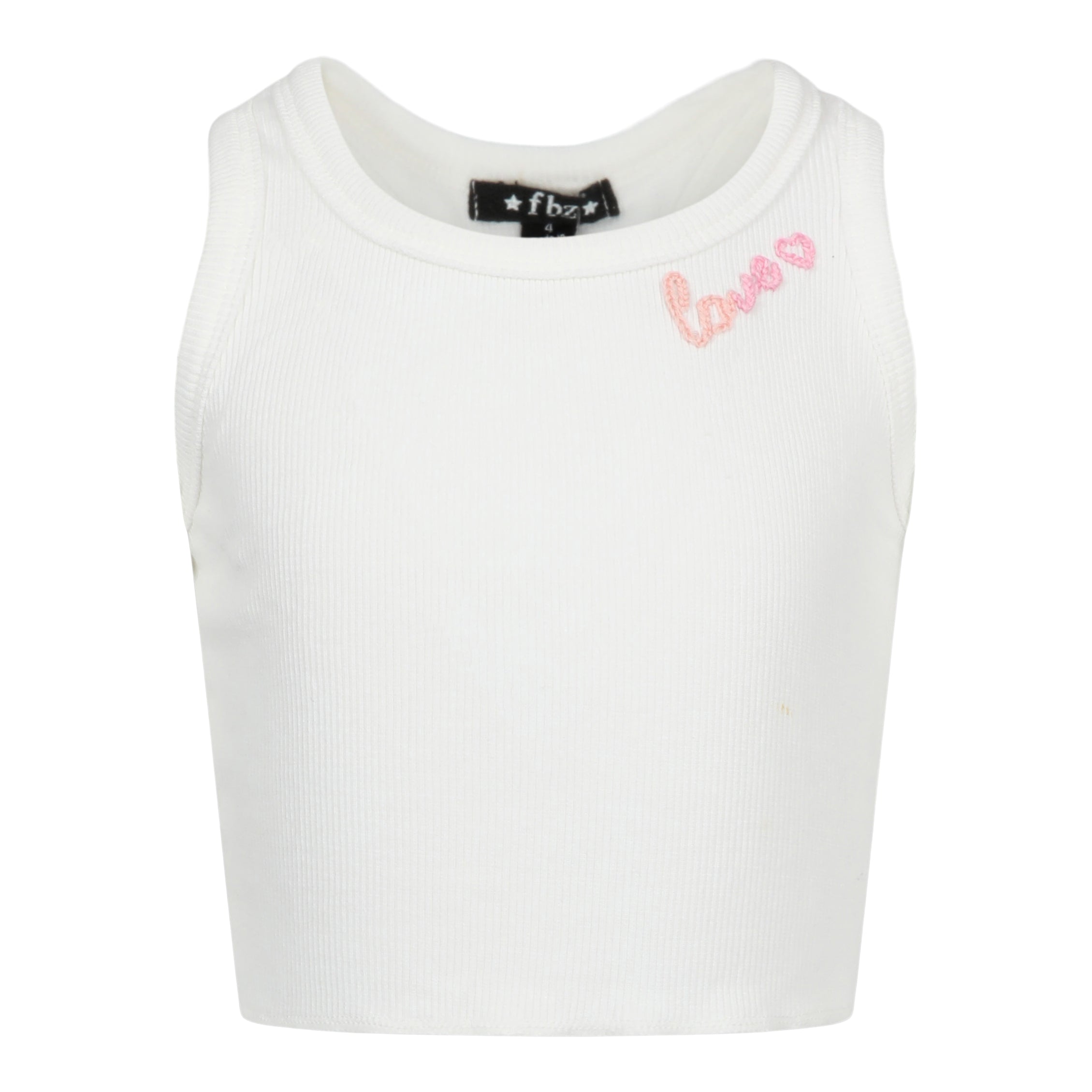 Love Embroidered Tank - Denny's