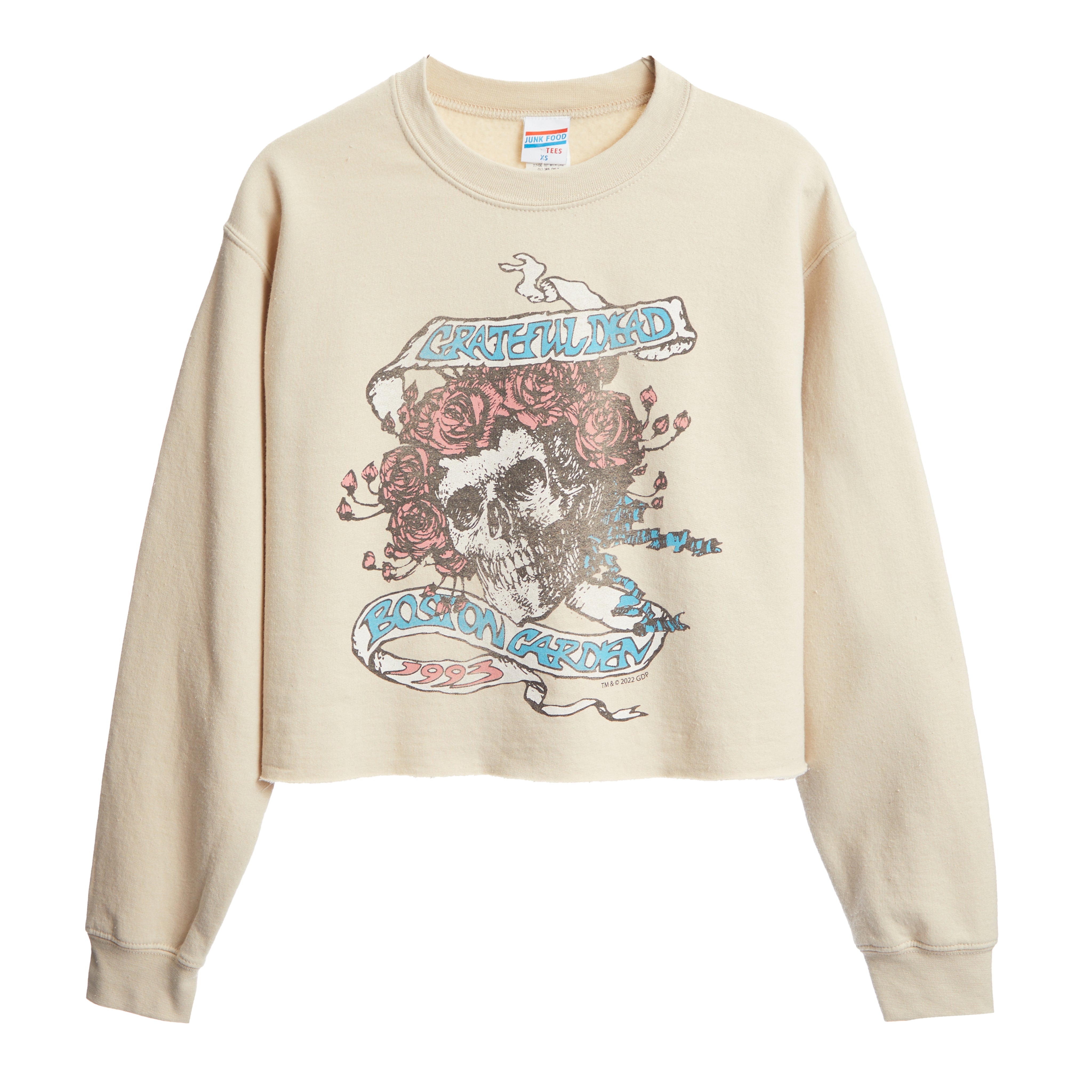 Grateful Dead Flea Market Crop Sweatshirt - Denny's