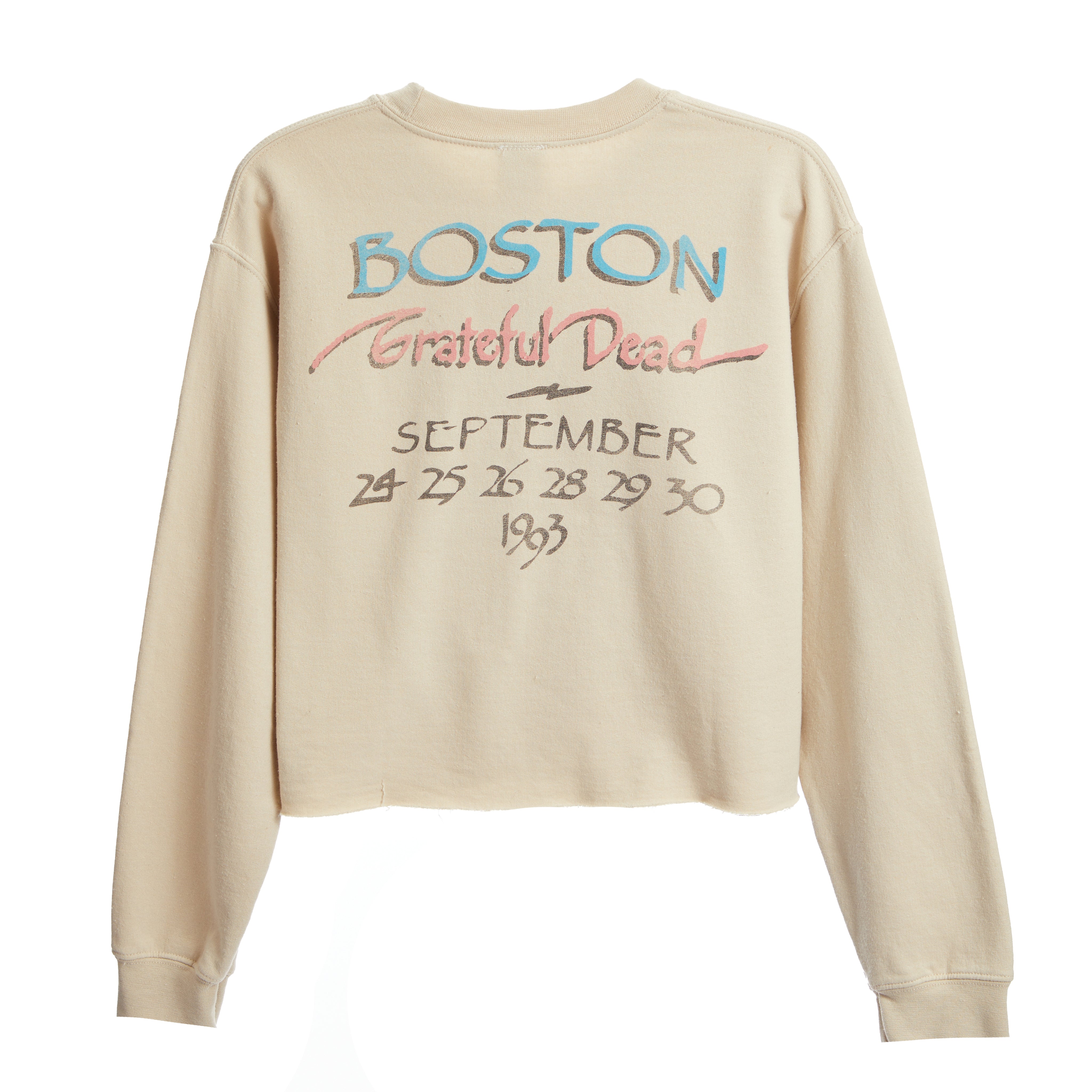 Grateful Dead Flea Market Crop Sweatshirt - Denny's