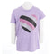 Short Sleeve Tee With Glitter Heart - Denny's