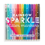 Rainbow Sparkle Glitter Markers - Denny's
