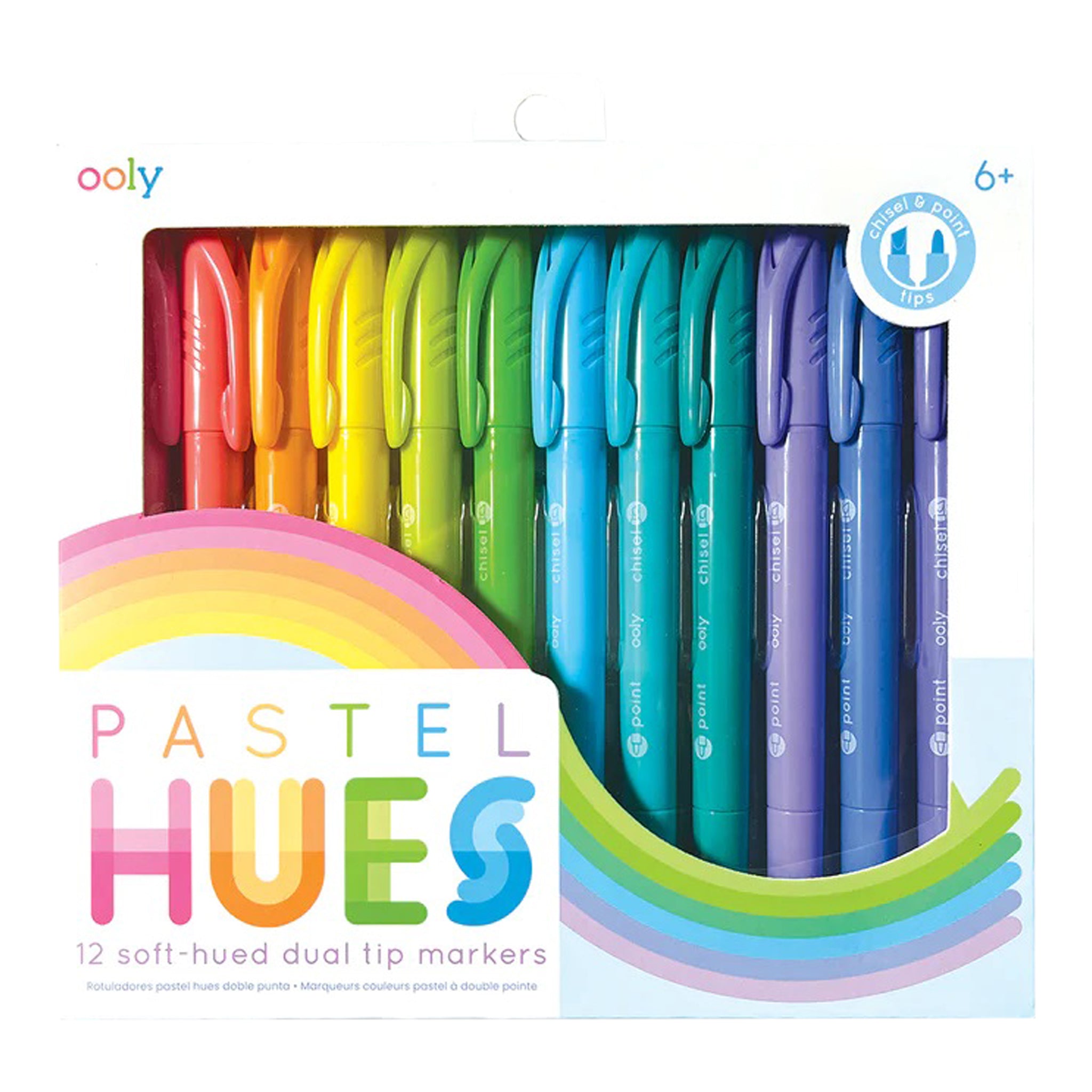 Pastel Hues Markers- Set of 12 - Denny's